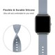 thumbnail image 5 of Bandas de reloj inteligente, correas de reloj inteligente ajustables de repuesto de 20 mm para reloj deportivo P22 P32 P36, accesorio de pulsera de correa de silicona suave para reloj inteligente, neg Namotu CZDZ-HY146-2, 5 of 7