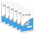 thumbnail image 1 of 8.5x11 Acrylic Sign Holder Table Menu Display Stand, Clear Plastic 8.5x11 Double Sided Picture Frames for Desk Display - 6 Pack, 1 of 7