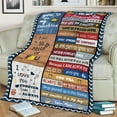 thumbnail image 4 of LHSHID Son Gifts from Mom to My Son Blanket from Mom Son Blanket from Mom Best Son Ever Gifts Gift for Son from Mom Birthday Graduation Party Gift Ideas Cartoon Blanket 50"x60", 4 of 7