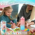 thumbnail image 5 of LEUCHTAMOR Decorate Your Own Water Bottle Kits for Girls Age 4-10,Mermaid Gem Diamond Painting Crafts,Fun Arts and Crafts Gifts Toys for Girls Birthday Christmas(Mermaid), 5 of 6