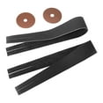 thumbnail image 2 of Bunblic Cymbal Hand Straps Percussion Instrument Accessories Musicians Practical Lightweight Cymbal Hand Belts for Musical Events Black with Pads, 2 of 7