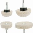 thumbnail image 3 of Polishing Accessory 6 Pieces Brush Set Cotton Velvet Polishing Wheel Conical, 3 of 5