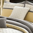 thumbnail image 4 of Riverbrook Home 7 Pc Comforter Set, King, Yellow/Gray, Verdugo, Embroidered, Polyfil, 4 of 5
