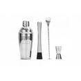 thumbnail image 2 of Crown Royal 4-Piece Stainless Steel Bar Tools Set Perfect Home Bartending Kit, 2 of 5