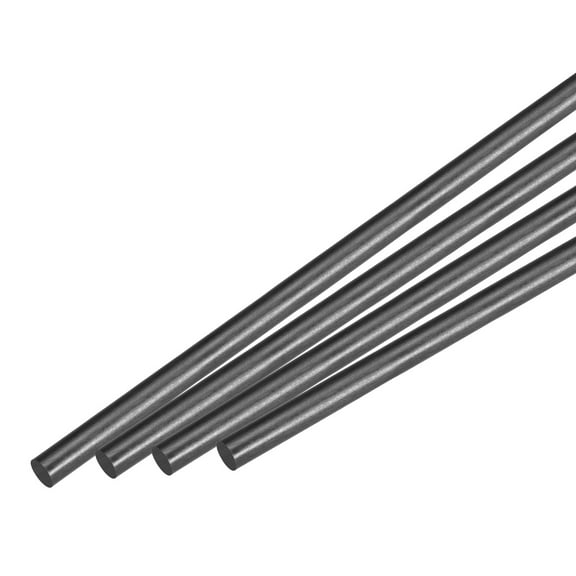 Carbon Fiber Rod, 6mm x 420mm for RC Plane DIY Tool Wing Tube Quadcopter Arm Pack of 4