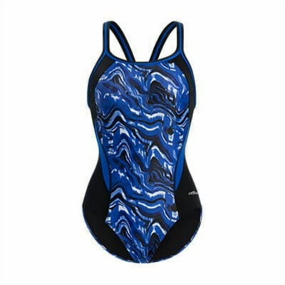 Dolfin Women's Reliance Blaze Color Block DBX Back One Piece Swimsuit