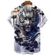 thumbnail image 5 of Nuevas camisas de animales para hombres, ropa con estampado de tigre en 3D, camisas de manga corta para hombres, ropa informal de moda, blusas unisex de moda Harajuku, 5 of 5