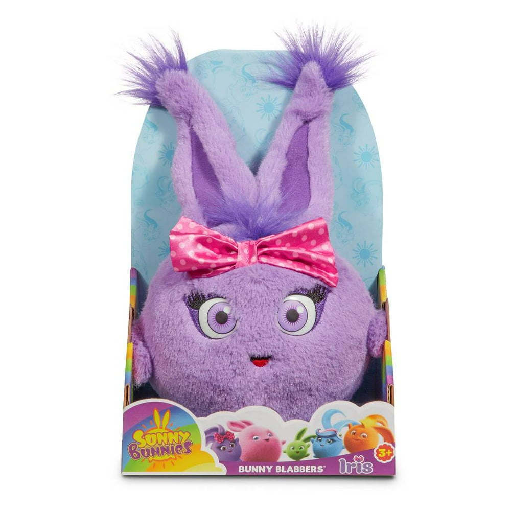 Sunny Bunnies Bunny Blabbers Plush Iris