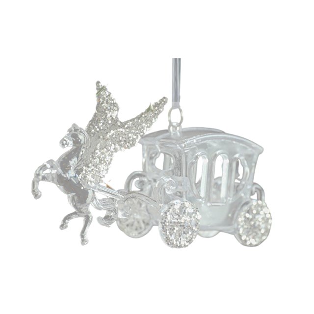 Adorno navideño transparente Árbol brillante/Bailarina/Lazo/Estrella Decoración navideña para colgar en el dormitorio, la sala de estar, la casa de campo y la decoración navideña del hogar