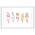 thumbnail image 3 of Marmont Hill Inc Marmont Hill - 'Ice Cream Cones' by Diana Alcala Framed Painting Print - Multi, 3 of 5