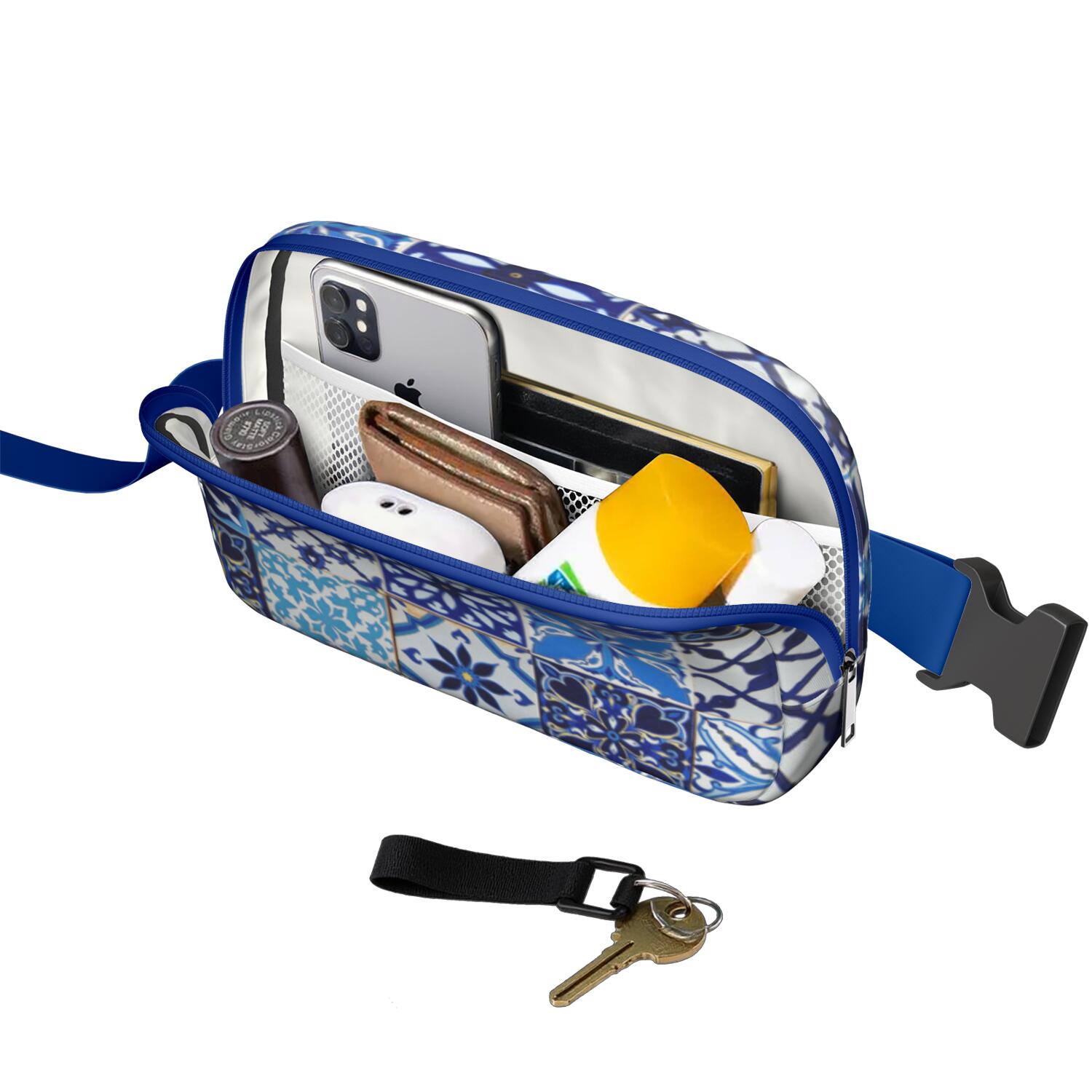 Fanny Pack Bohemian Tribal Waist Bag Running Belt Bag for Jogging for Women Casual Waist Packs with Adjustable Strap Waterproof Belt Bag for Daily Leisure Music Festival/Event