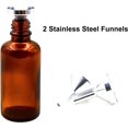 thumbnail image 3 of GHSDFBB 16 Amber Glass Dropper Bottles for Essential Oil, 8 pack (30ml) Amber Bottles With Glass Eye Dropper, 8 pack (50ml) Amber Bottles With Glass Eye Dropper, with 2 Stainless Steel Funne, 3 of 6
