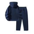 thumbnail image 3 of Sets For Men Fall Half Zip Hoodies Drawstring Joggers Sweatpants Set Matching Clothing Set, 3 of 3