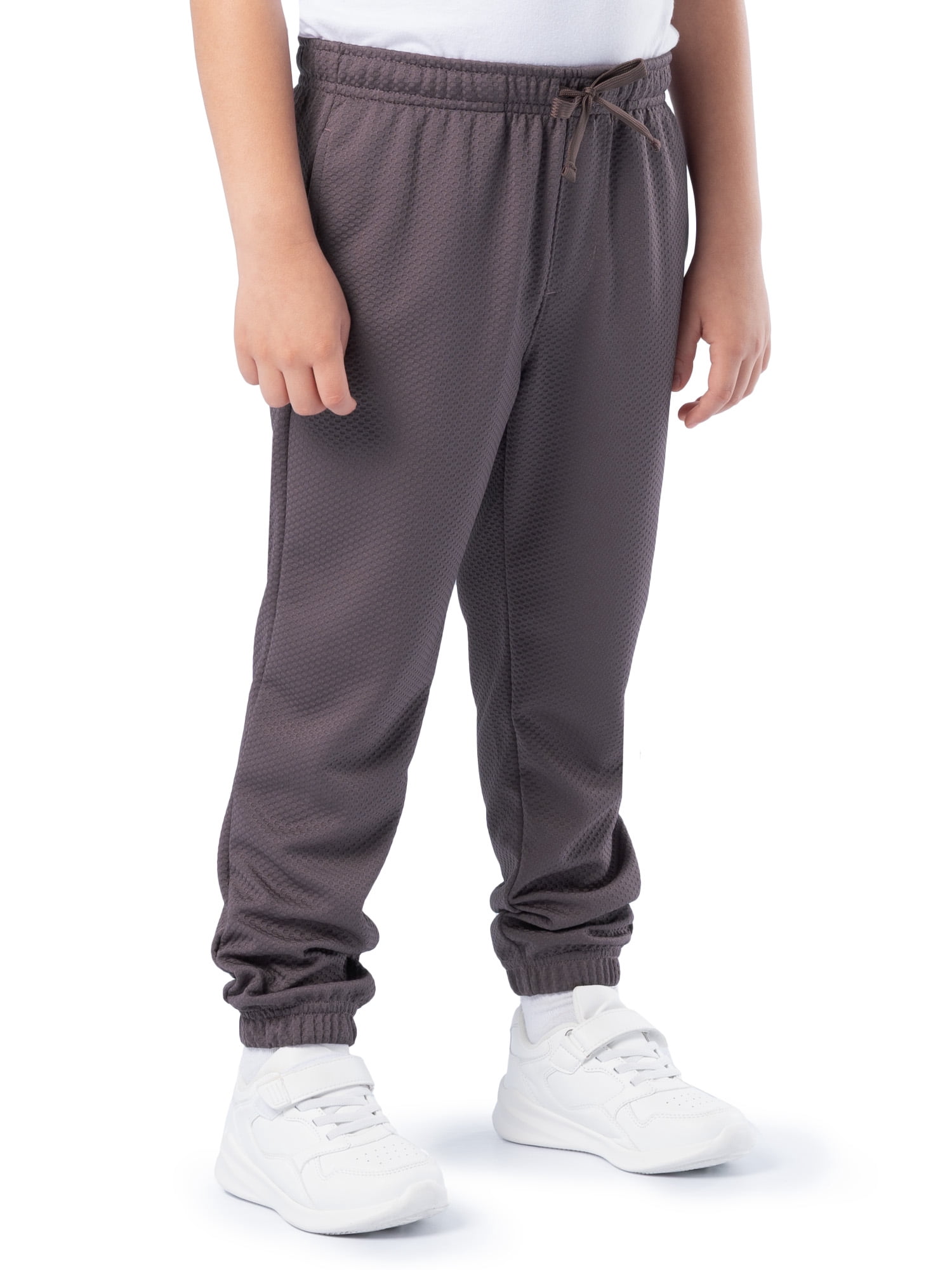 Athletic Works Boys Textured Jogger Sweatpants, Sizes 4-18 & Husky