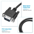 thumbnail image 3 of Uxcell DB9 RS232 Serial Cable, Straight Through RS-232 9 Pin Extension Cable for Data Communication 9.8 ft  Male to Male, 3 of 6