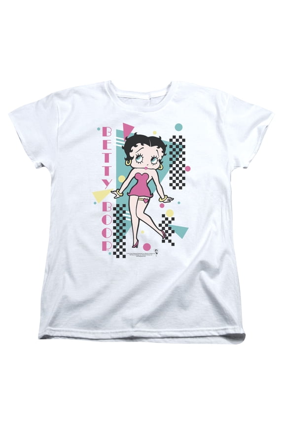 Betty Boop - Booping 80S Style - Women's Short Sleeve Shirt - Large