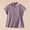 Pink, variant on Women's Summer Button Pocket Split Hem T-Shirt, Round Neck Solid Short Sleeve Loose Casual Blouse Dark Gray XXL
