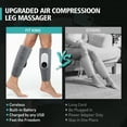 thumbnail image 5 of Leg Massager for Circulation, Air Compression Massager for Calf Foot Legs Muscle, 3 Modes 3 Intensities Leg Massager and Heat Calf Wraps Massager for All Size,Relief Leg Muscle Fatigue,2Pcs, 5 of 10