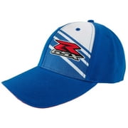 Suzuki GSX-R Embroidered Logo Adjustable Hat Blue White