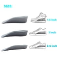 thumbnail image 7 of Height Increase Insoles -1 inch Orthopedic High Pads - Foot Arch Contour Shoes Lifts for Women Orthopedic Heel Lift Cushion Gel Leg Discrepancy Balancer, 7 of 7