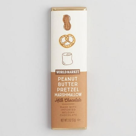World Market® Peanut Pretzel Marshmallow Milk Chocolate Bar 2 oz. (Pack of (Best Milk Chocolate Bar In The World)