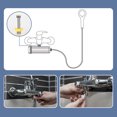 thumbnail image 4 of Cinta de filtro de grifo de agua Sistema de filtración de rociador de agua de cinta de filtro de cabezal de ducha de baño transparente, emparejado, tipo 1 Speravity HA7263-03B, 4 of 6