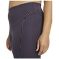 thumbnail image 2 of Nike Women's Plus 7/8 Mid Rise One Luxe Icon Clash Training Legging (Dark Raisin/Black, 2X), 2 of 4