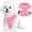 Pink, variant on Magshion No Pull Mesh Dog Harness, Pet Vest Adjustable Breathable Harnesses for Dogs Walking, Pink S
