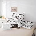 thumbnail image 6 of Feelyou Brown Cow Print Bedding Comforter Set 7pcs, Rustic Farmhouse Queen Bedding Sets, 6 of 8