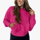 thumbnail image 1 of ICHUANYI Liquidación Mujeres Moda Bolsillo Blusa de manga larga Casual Botón Sudaderas con capucha Tops ICHUANYI WER202308170654, 1 of 8