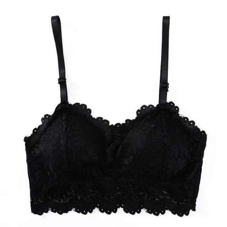 

Women s wireless beautiful back lace see-through bra soft bra underwear underwear intimate