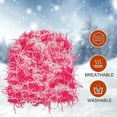 thumbnail image 2 of Frogued Women Men Winter Hat No Brim Keep Warm Thickened Stretchy Headwear Yarn Knitted Beanie Hat Autumn Winter Outdoor Warm Knitting Caps Fashion Clothing Accessories Rose Red, 2 of 12