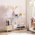 thumbnail image 3 of Shelf SONGMICS - Estante metálico ajustable de 3 niveles, color blanco, 30 x 38 x 72 cm, 3 of 8