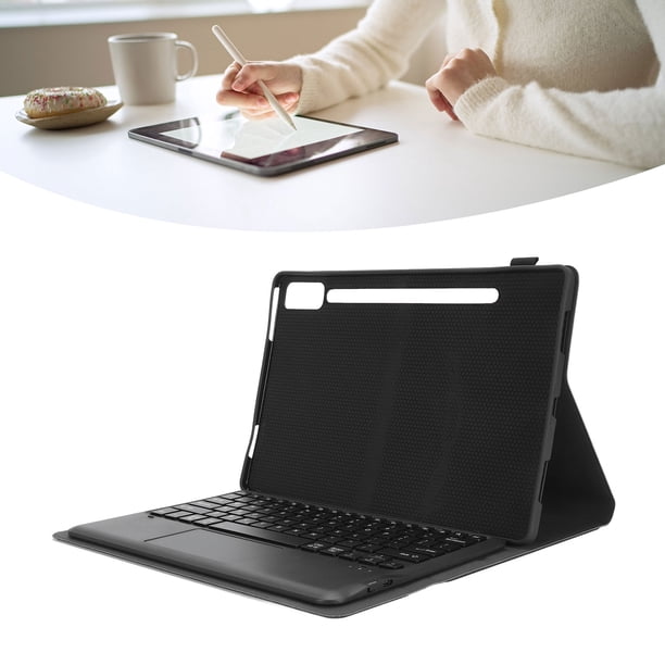 Caso De Teclado Para La Pestaña P12 TB370FU/TB371FC, Teclado De Pistas Desmontable Magnético De 12.7 Pulgadas Con Panel Táctil Y Soporte De Bolígrafo, Cubierta De Soporte De