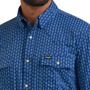 Wrangler Mens ATG Navy Peony Techincal Shirt
