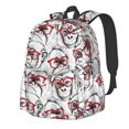 thumbnail image 1 of Sikiie Monkey Print Lightweight Student Backpack, Suitable for School, Work, Sports and Travel, Ergonomic Large-capacity Backpack, Unisex, 1 of 8