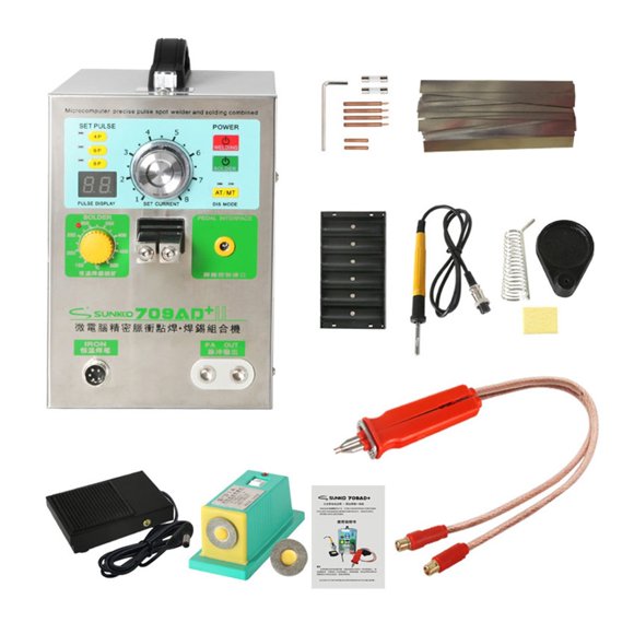 709AD+ 18650 Lithium Battery Spot Welder Induction Automatic High Power Spot Welding Machine 3.2KW Spot Welder Battery Welders