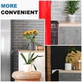 thumbnail image 6 of Uxcell Stove Gap Covers, 20 x 4 Inch Metal Kitchen Refrigerator Gap Partition - Magnetic Adjustable Gap Extension Board Gap Cover Between Countertop and Walls, White, 6 of 6