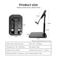 thumbnail image 3 of Mobile Phone Chargers Foldable Desktop Phone Holder Stand For iPhone 12 Mini 12 Pro Max Magnetic Wireless Charger Bracket 02, 3 of 6