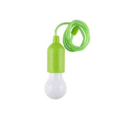 

LED Pull Cord Light Bulb Colorful LED Bulb Light Hanging Pull Cord Lamp Battery Operated Portable Night Light for Party Weddings Festivals Lighting Camping Child Room Decoration
