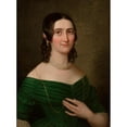 thumbnail image 2 of Karol Schweikart 19x24 Black Ornate Framed Double Matted Museum Art Print Titled: Portrait of a Woman (1842), 2 of 5