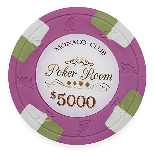 Buy 3 Get 3 Free 25 Pink $5000 Dollars The Mint 13.5g Clay Poker Chips NEW 