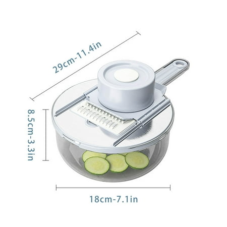 

Gyedtr Spring Home Decor Kitchen Supplies Multi-Function Vegetable Cutter Grater Manual Shredder Radish Potato Shredded Grater