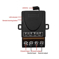 thumbnail image 4 of AC 220V 30A 433MHz 1CH Wireless Remote Control Switch Relay Receiver + on/ Transmitter, 4 of 7