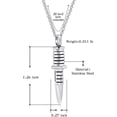 thumbnail image 2 of Cremation Jewelry for Ashes, Swiss Army Knife Memorial Urn Necklace for Men, Viking Cremation Axe Necklace Celtic Knot Keepsake Pendant for Ashes, 2 of 7