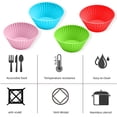 thumbnail image 3 of Baking sheet Silicone mini cupcake holders, mini cupcake liners, pastry and dessert cups, 3 of 6