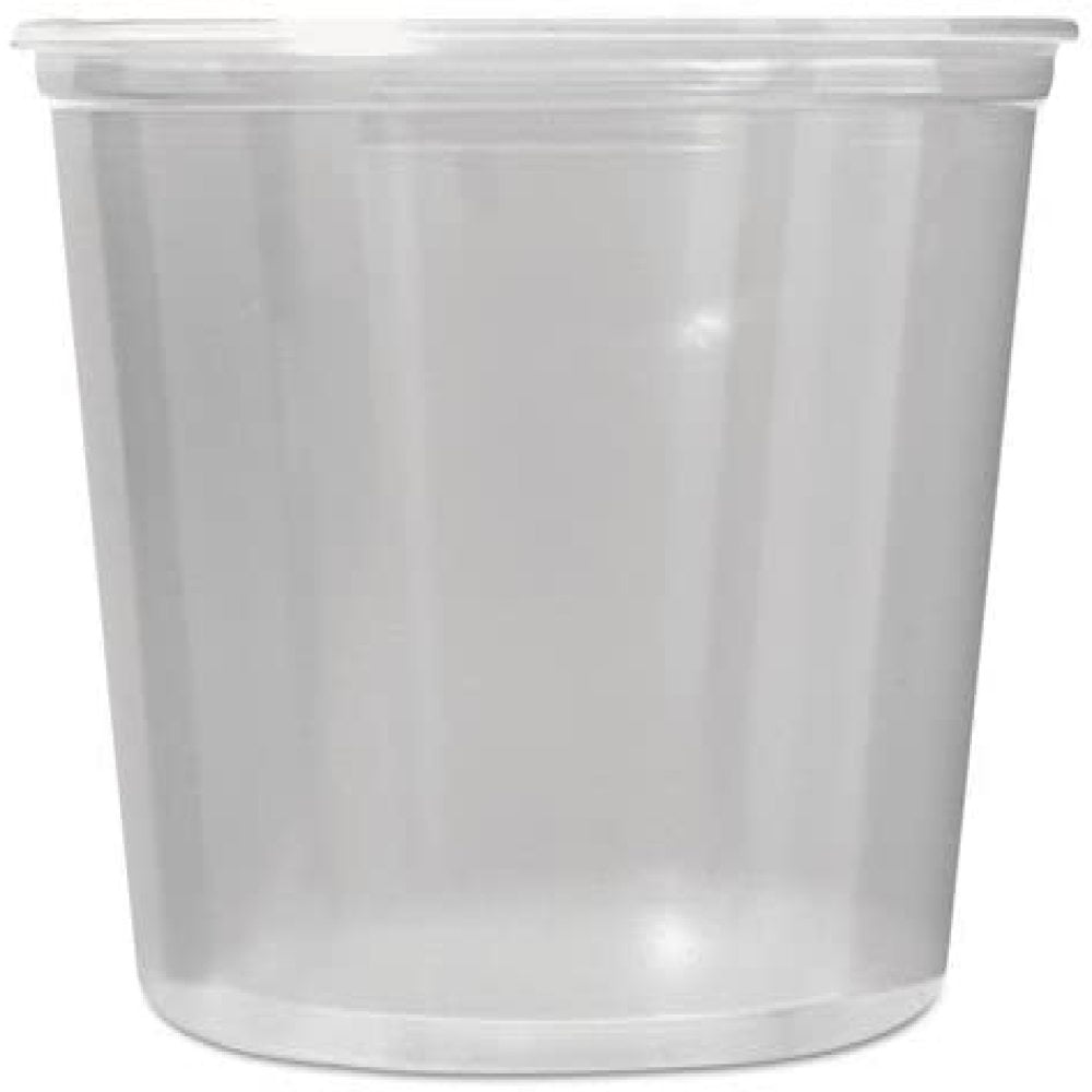 Fabrikal PK16SC Microwavable Deli Containers Clear 16 Oz 500/carton