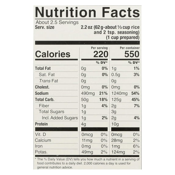 Lundberg Family Farms Organic Rice & Seasoning Mix Cilantro Lime Rice Pack Of 6