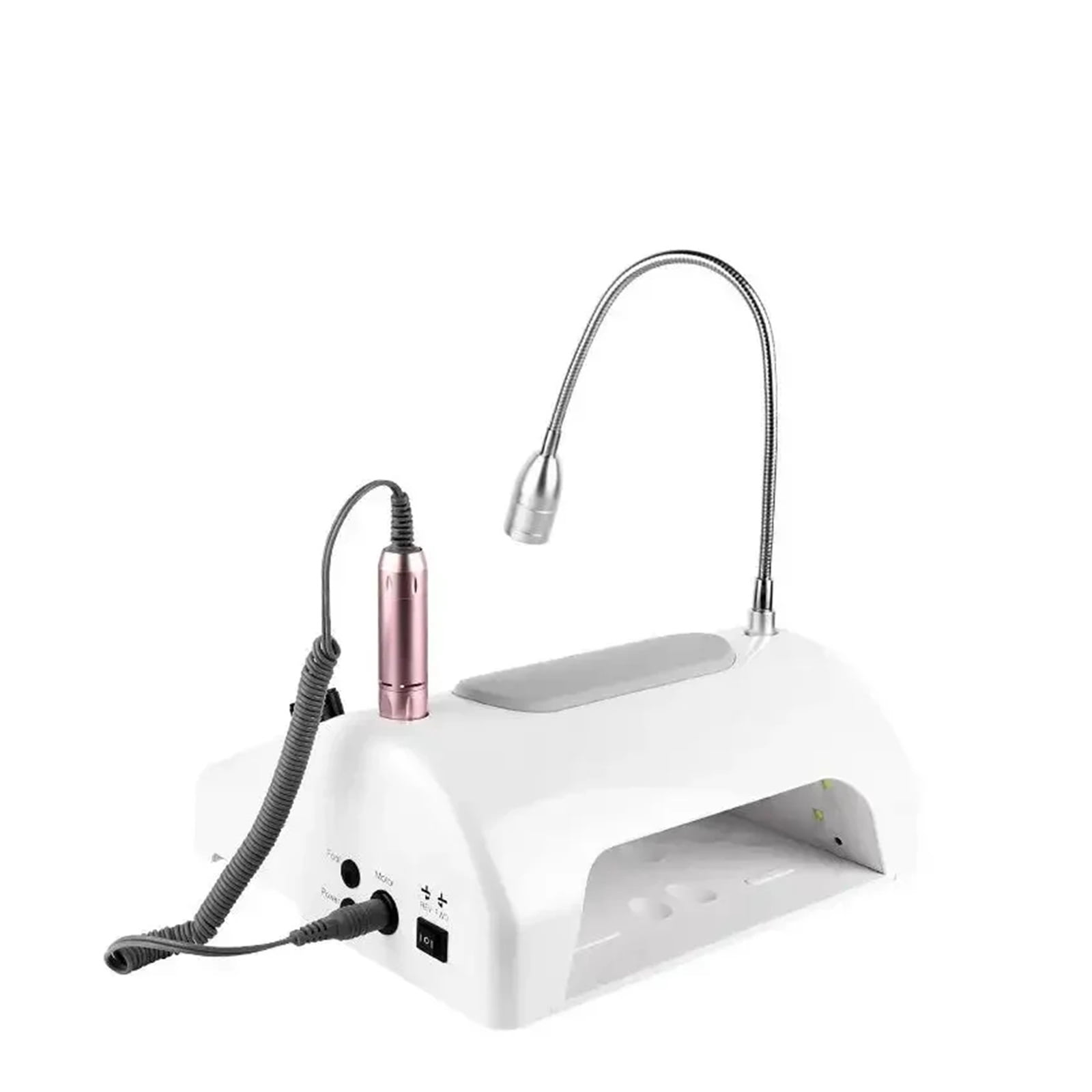 5 IN 1 Newest 80W UV LED Lamp Nail Dryer With Vacuum Cleaner Nail Dust Collector Machine Nail Drill Powerful Salon Tools
