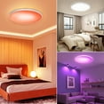 thumbnail image 2 of 110V Wi-Fi + Bt 2.4G Télécommande 30W Intelligent RGB Gradation Plafonnier, 2 of 4